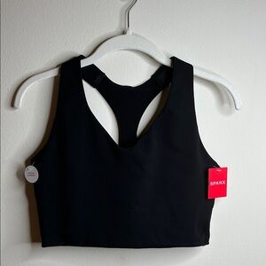 SPANX Medium Black Racerback Sports Bra